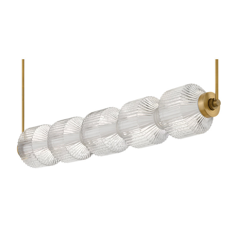 1 - Ligh Kitchen Island Modern Linear LED Pendant
