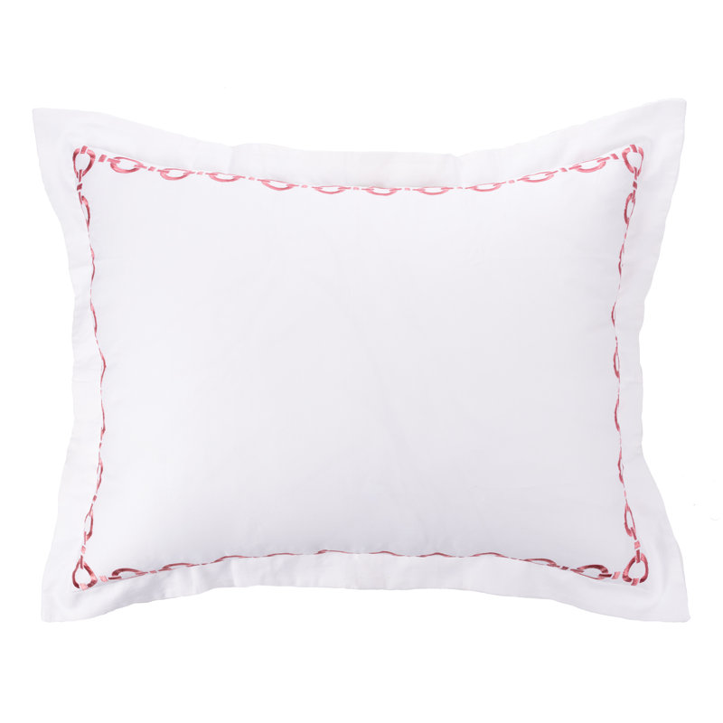 Taie décorative en coton Lagio - Standard, Standard, Rose rétro