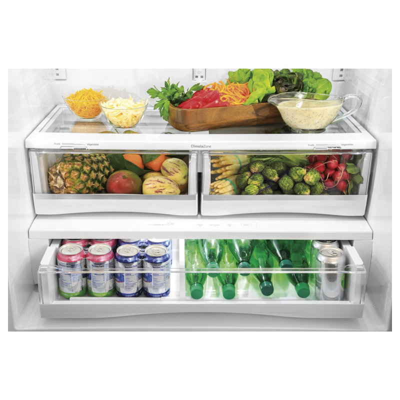 35.75" French Door 27.7 cu. ft. Refrigerator, Fingerprint Resistant Stainless Steel