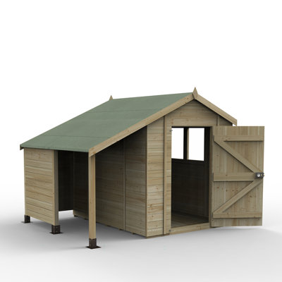 Timberdale 6 x 8 Dble Dr Apex Shed Ls