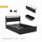 Bed Frame with 8 Storage Drawers, LED Headboard with Charging Station-1451122720