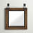 Wood Flat Wall Mirror