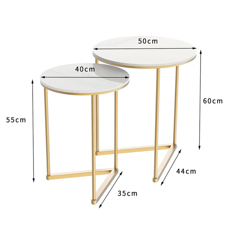 Ensemble de table d'appoint moderne Modern