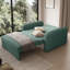 Canapé-lit 1 place Laine style condo avec rangement - Vert jade-726188707
