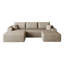 Canapé modulaire Cloud avec 1 repose-pieds (chameau)-622447845