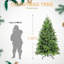 Arbre de Noël 7 pi avec 1375 pointes PE + PVC-1339257310-1339257305