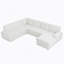 Canapé modulaire surdimensionné pour le rangement avec canapé-lit modulaire
