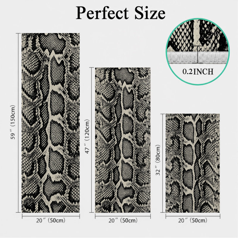 Tapis de cuisine Snake
