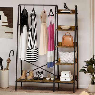 Anthoy Hallway Coat and Shoe Storage,110cm Wide Hall Tree