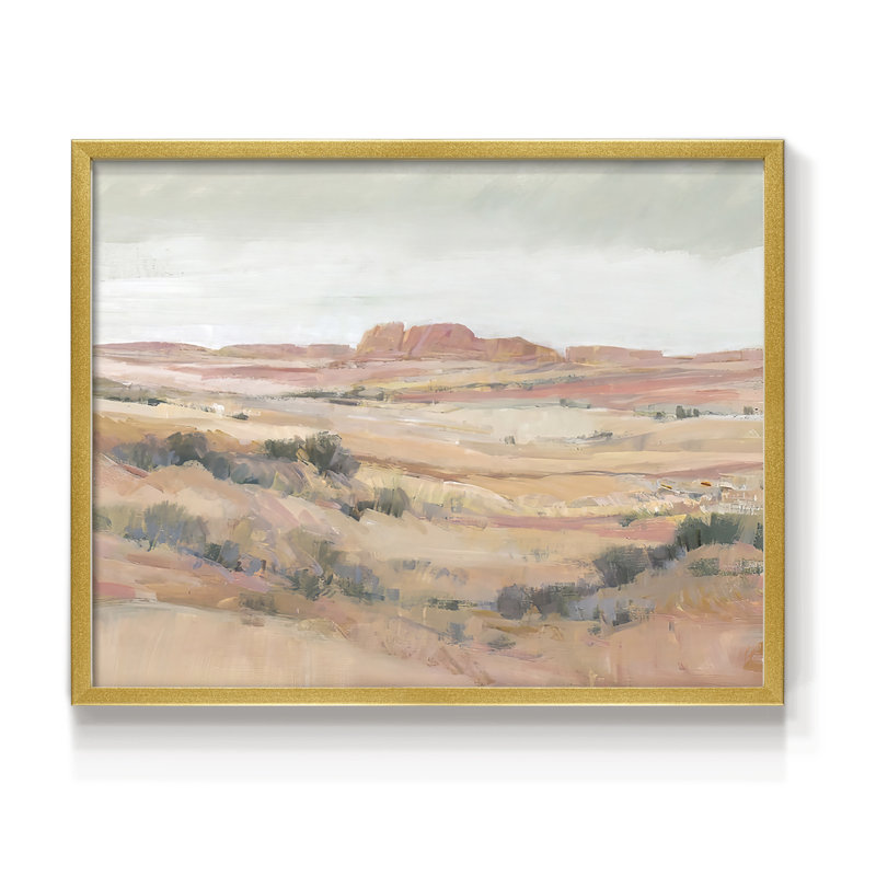 «Southwest Landscape II», reproduction encadrée