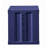 Cargo Blue Surface Bedside Table with USB