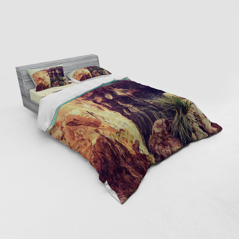Ensemble de housse de couette canyon, Housse de couette grand + 3 pièces supplémentair