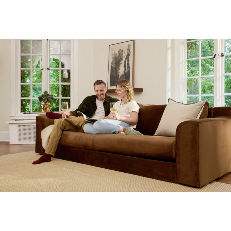Elevate Sofa 86", Moon Upcycled Poly