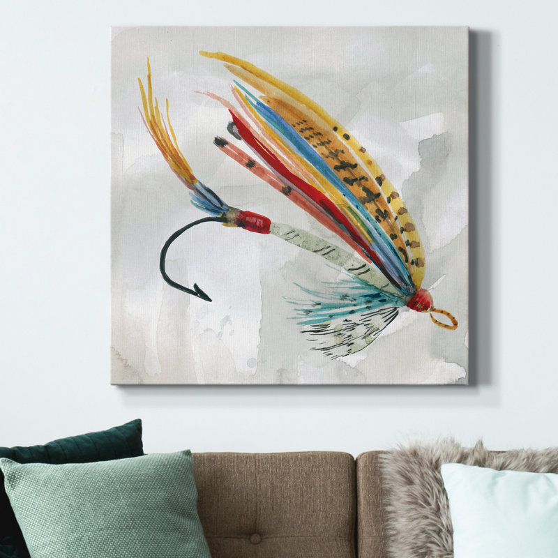 Fly Hook I - reproduction sur toile tendue, H 24 po x l 24 po x P 1 po