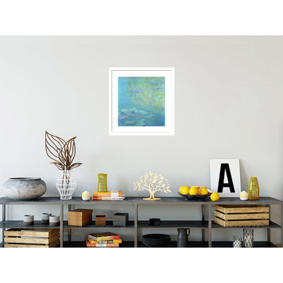 «Waterlilies» par Claude Monet, impression giclée encadrée