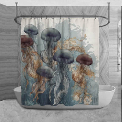 Roneesha Microfiber Shower Curtain