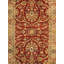 Baku Hand Knotted Wool Floral Area Rug in Red/Beige-96334961