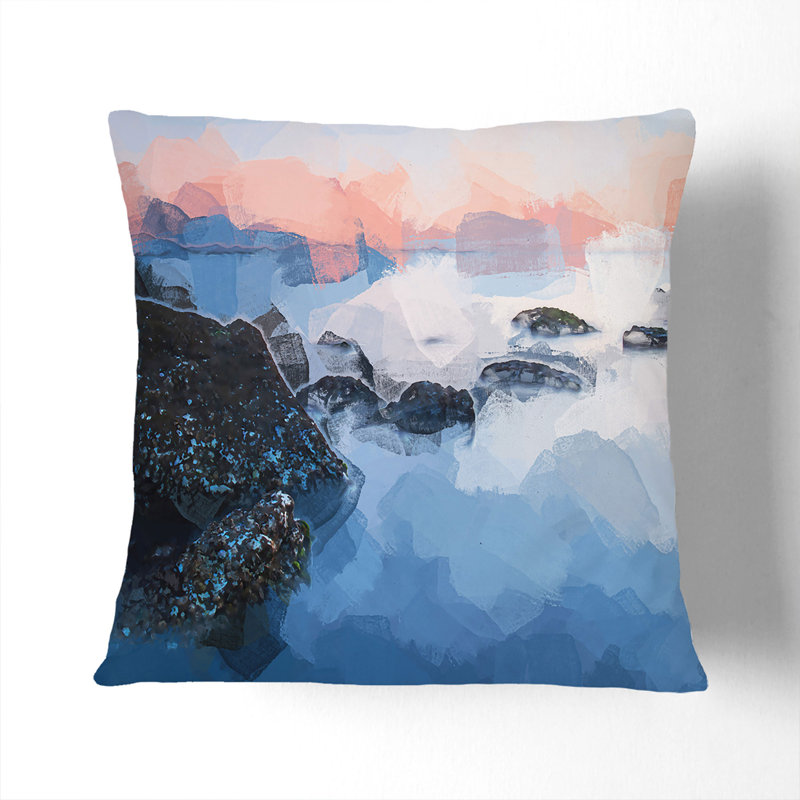 Square Cushion, 55cm H x 55cm W x 20cm D, Stone