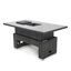 Maoli Rectangular Metal Outdoor Dining Table , 144.5cm cm W 85cm cm D-1824247444