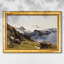 Le Großglockner vu du refuge Prager, 1890 - Edward Theodore Compton - Toile encadrée sur mesure-1434402578-1434402579-1434402658