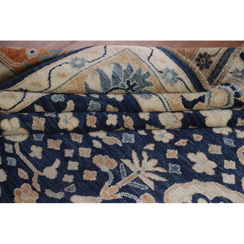 Tapis bleu marine Ziegler 8 x 10