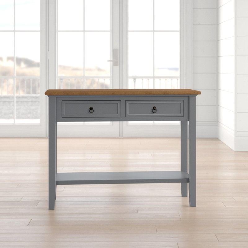 Elgin 100cm Solid Wood Top Console Table