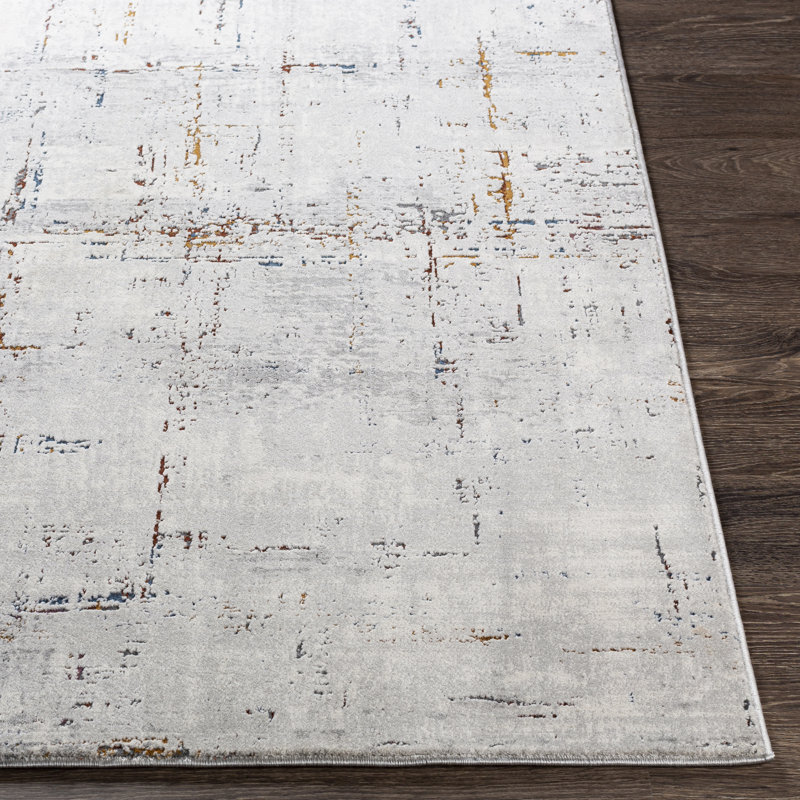 Barros Abstract Indoor Rug, Rectangle 2'7" x 5'