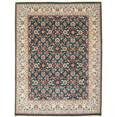 Green Traditional Oriental Pak-Persian Area Rug
