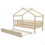 Lit en bois avec lit gigogne Watsons-995230064