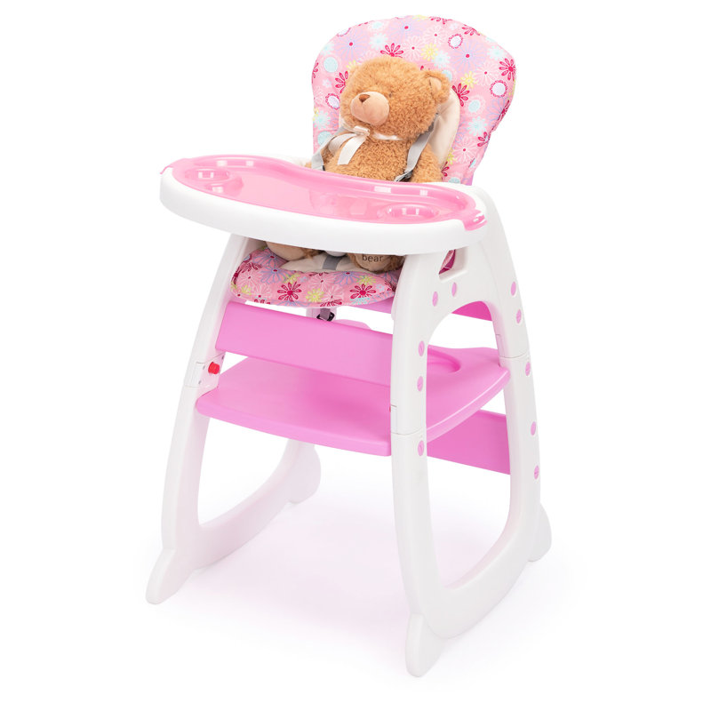 Polyvalent avec un bureau amovible et un attribut rose