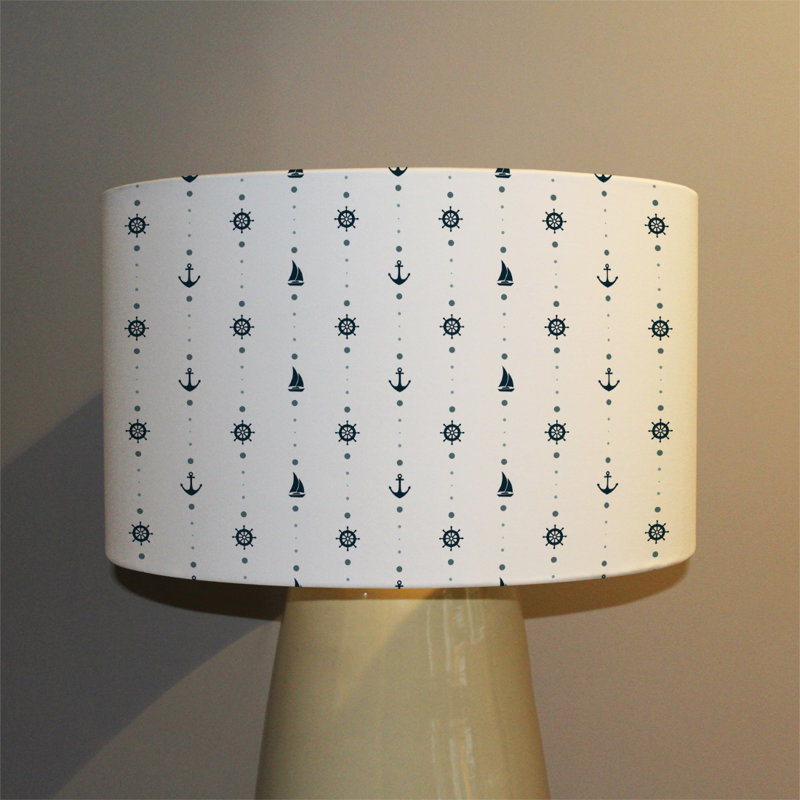 Drum Cotton Lamp Shade ( Uno ), 25cm H x 40cm W x 40cm D