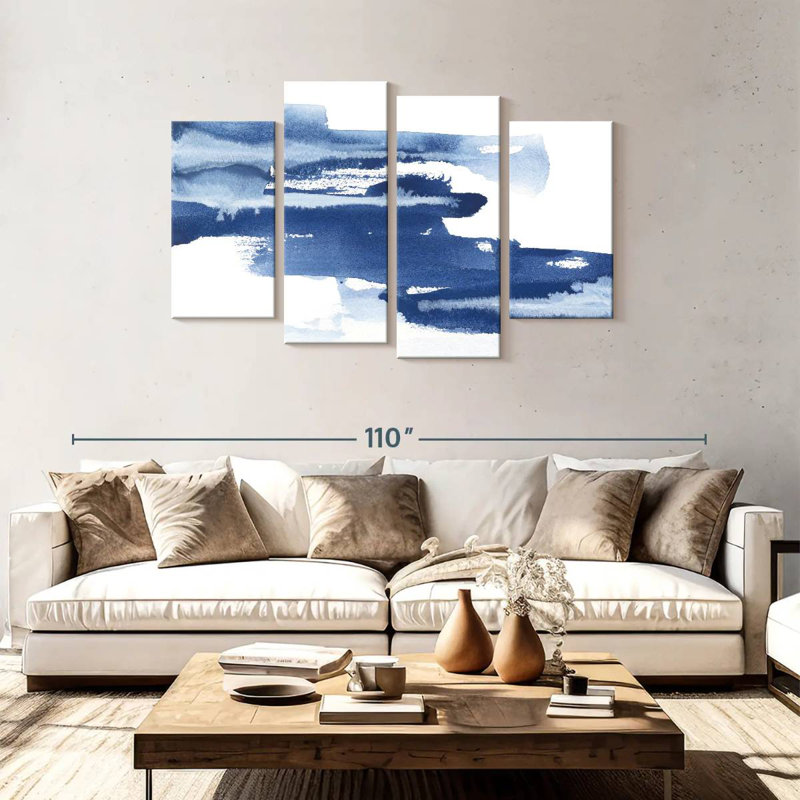 Avery Classic Blue, 48" H x 75" W
