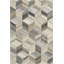 Mountain Wool Geometric Area Rug in Butter/Khaki-127950313