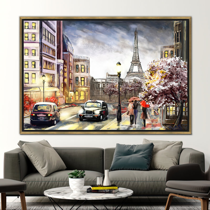 Print on Canvas, Framed Print without Mat, Gold, 20 cm H x 30 cm W