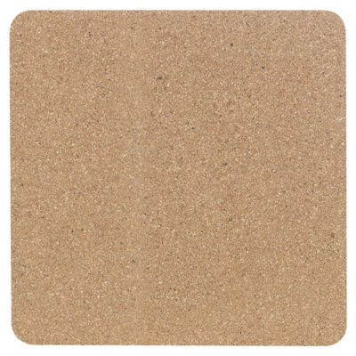 Cork Agate Ceramic Jute Leather Crystal Round 3 Piece Coaster Set