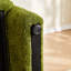 Velours simple de 34 po, avec support lombaire, convient à un appartement, un bureau, un salon, une structure en bois massif, une assise mi-moelleuse, aucun outil complexe nécessaire en velours, expérience d'assise confortable,