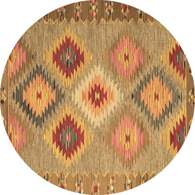 Washable Ikat Indoor Rug