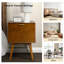 Table de chevet en bois avec station de recharge Boneva-567272142