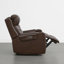 Fauteuil inclinable électrique double en cuir véritable avec repose-tête électrique Olathe-1428927204