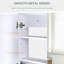 Miroir de salle de bain mural à double porte, armoire à pharmacie 31,5 "x 23,5" avec design moderne, grand rangement et charnières silencieuses