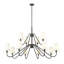 Lustre empire / araignée 12 lumières Moniet-1793557471