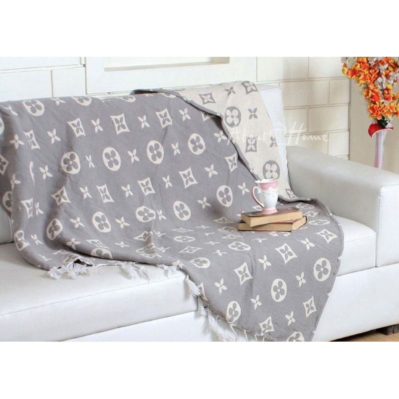 Abstract Blanket, Silver