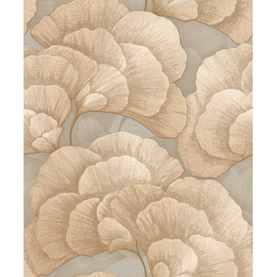 Embroidered Ginkgo Wallpaper