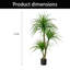 Plantes artificielles réalistes pour la décoration intérieure