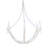 Nakita Chandelier - White-87387586
