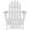 Chaise Adirondack pliante en plastique Leighton