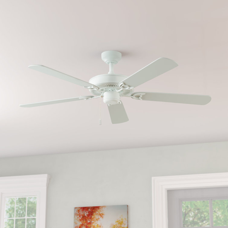 Giancola 52" 5 - Blade Standard Ceiling Fan with Pull Chain