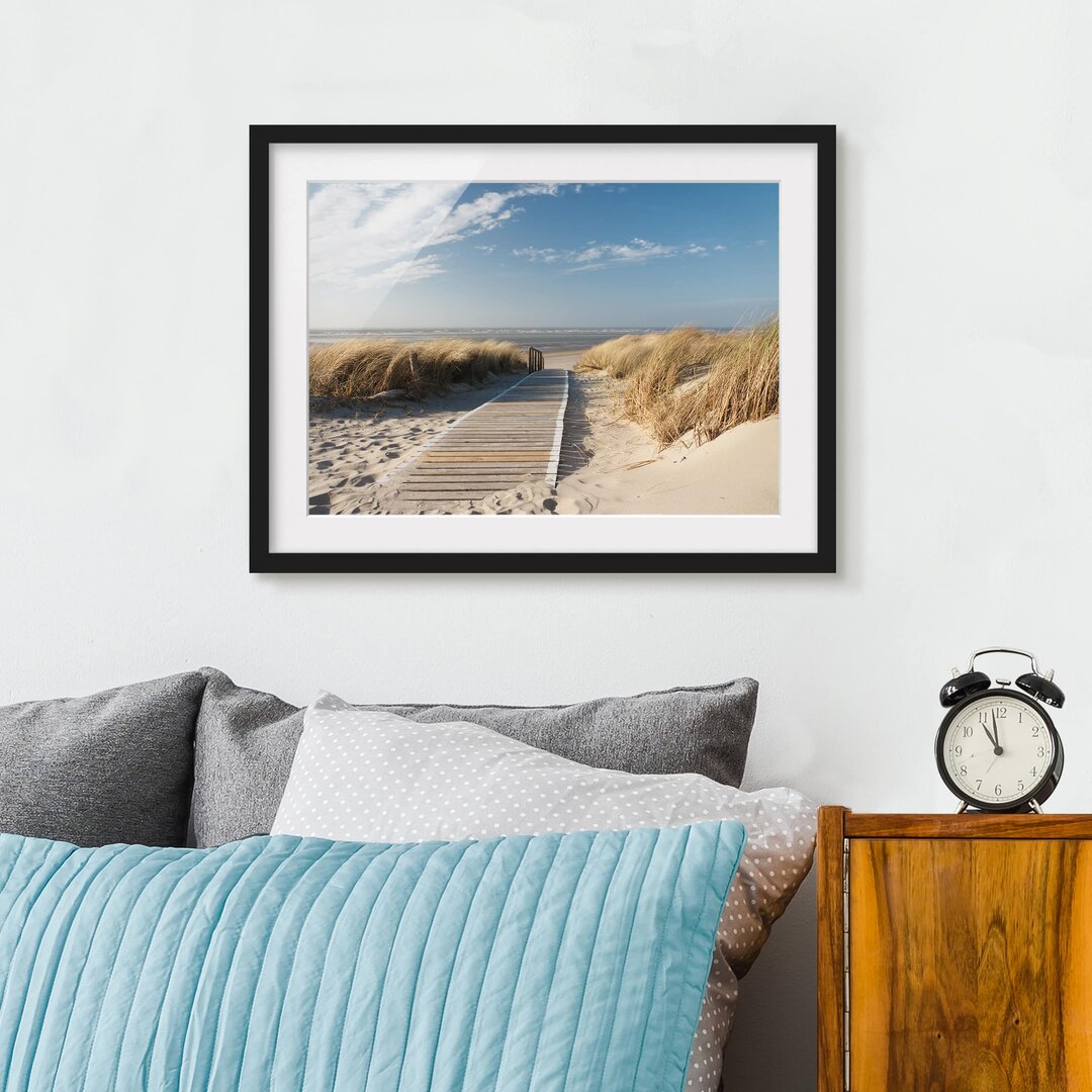 Gerahmtes Poster Baltic Sea Beach