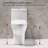 Ally Standard Bathroom Toielt, Modern Toilet with Comfort Chair Height Floor Mounted(Seat Included)-94078769-92475486