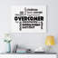 Overcomer - Wrapped Canvas Print-286553393